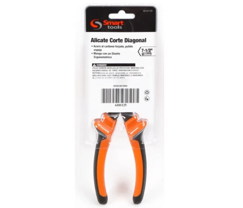 ALICATE CORTE DIAGONAL 7.1/2'' PULIDO ACERO CARBONO. M/ BIMATERIAL (6101125)1