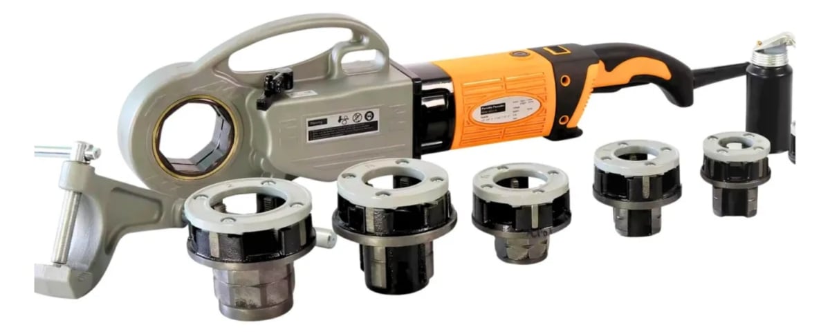 ROSCADORA PORTABLE ELECTRICA DE 1/2'' A 2'' Npt, 1700 W, 220 V (SQ30-2C)1