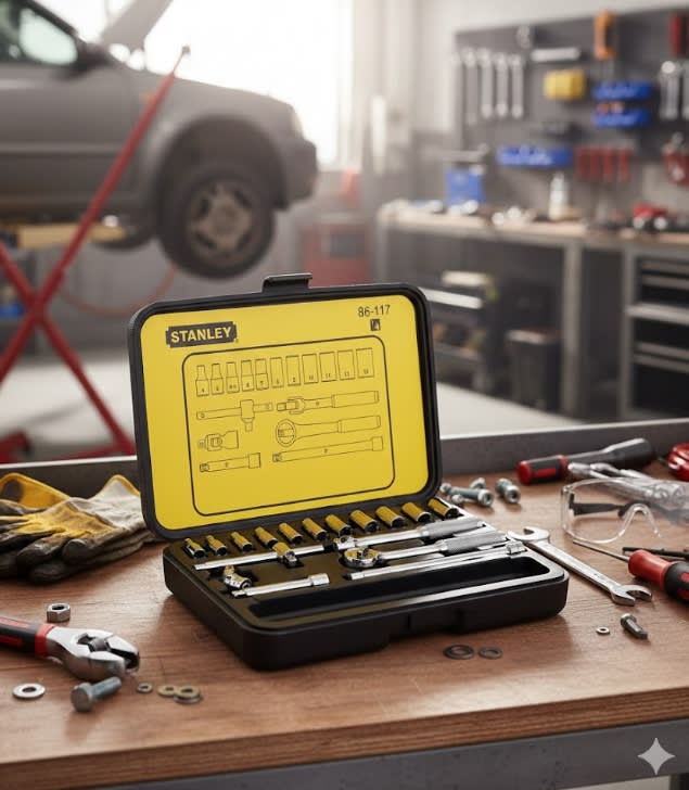 Jgo Dados 1/4'' Hexagonal 4-13mm 18 Pzs. (86-117)2