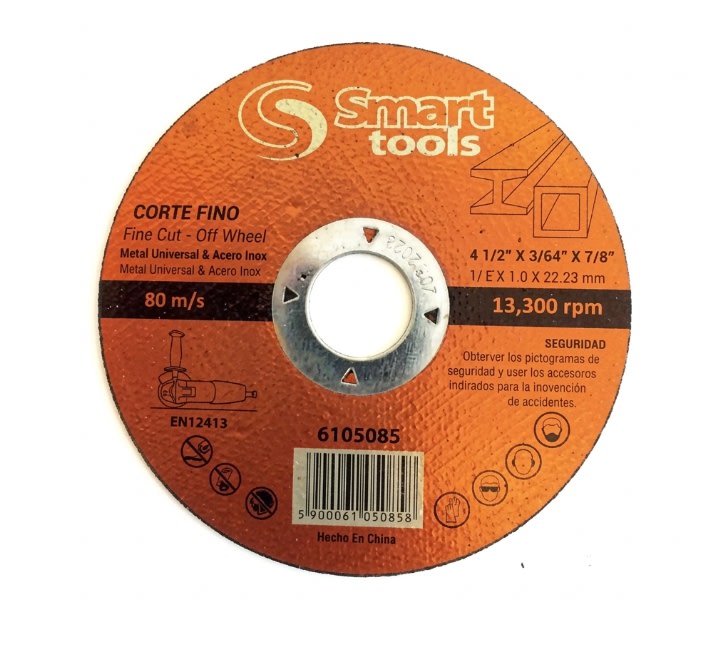 DISCO DE CORTE ACERO/AC.INOX. 7''X1.6 MM #A-46 TZ1