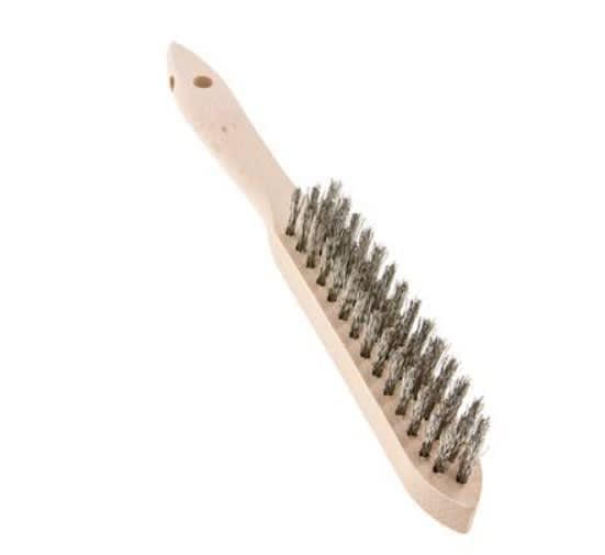 ESCOBILLA ALAMBRE ACERO 3 HILERAS CON MANGO (100.031)4