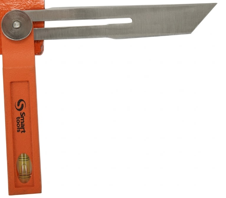 ESCUADRA ESCANTILLON DE 8'' TALON PVC CON NIVEL (6103820)2