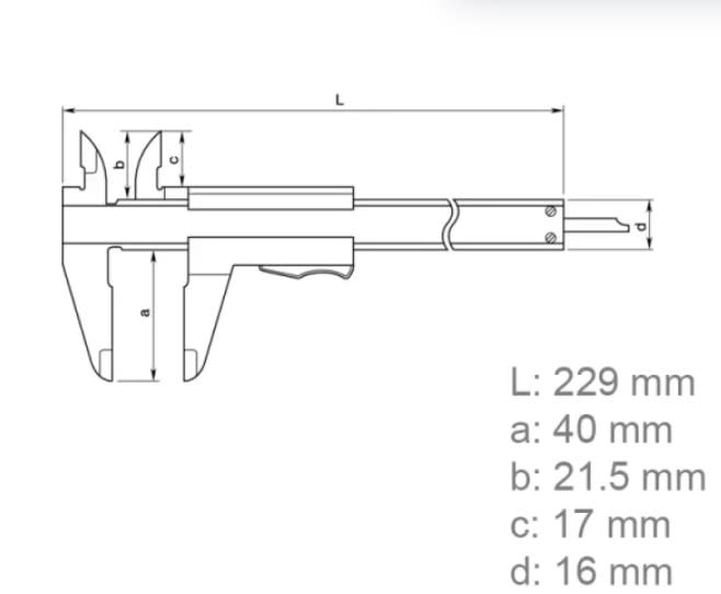 PIE DE METRO  6''  GRAD.  001'' - 0.02 MM (531-128)3