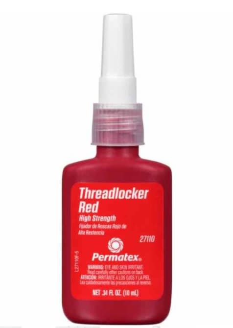 Trabador Resistencia Alta  Rojo 10ml (27110)2