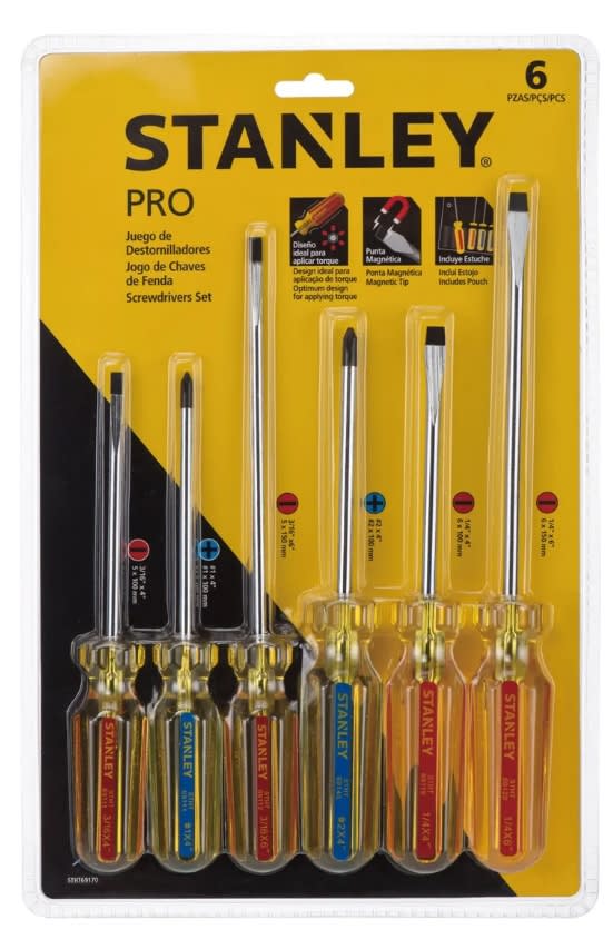 Juego Destornilladores de 6 Piezas R/a (2+/4 -) (stht69170)3
