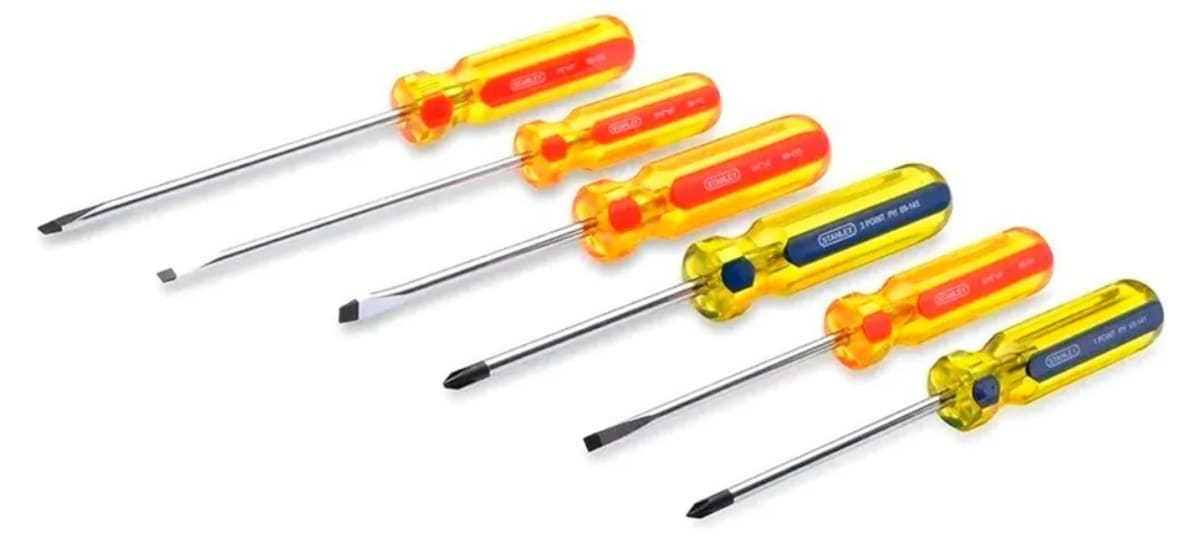 Juego Destornilladores de 6 Piezas R/a (2+/4 -) (stht69170)2