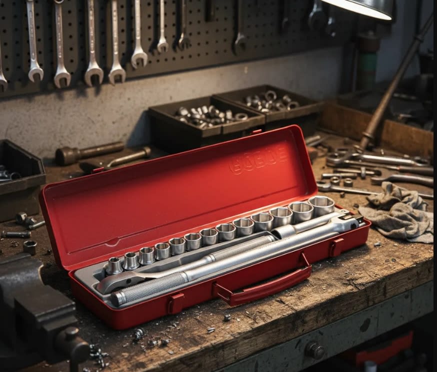 Juego De Dados []1/2'' 10-27mm 16 Piezas Hexagonales (4161)7