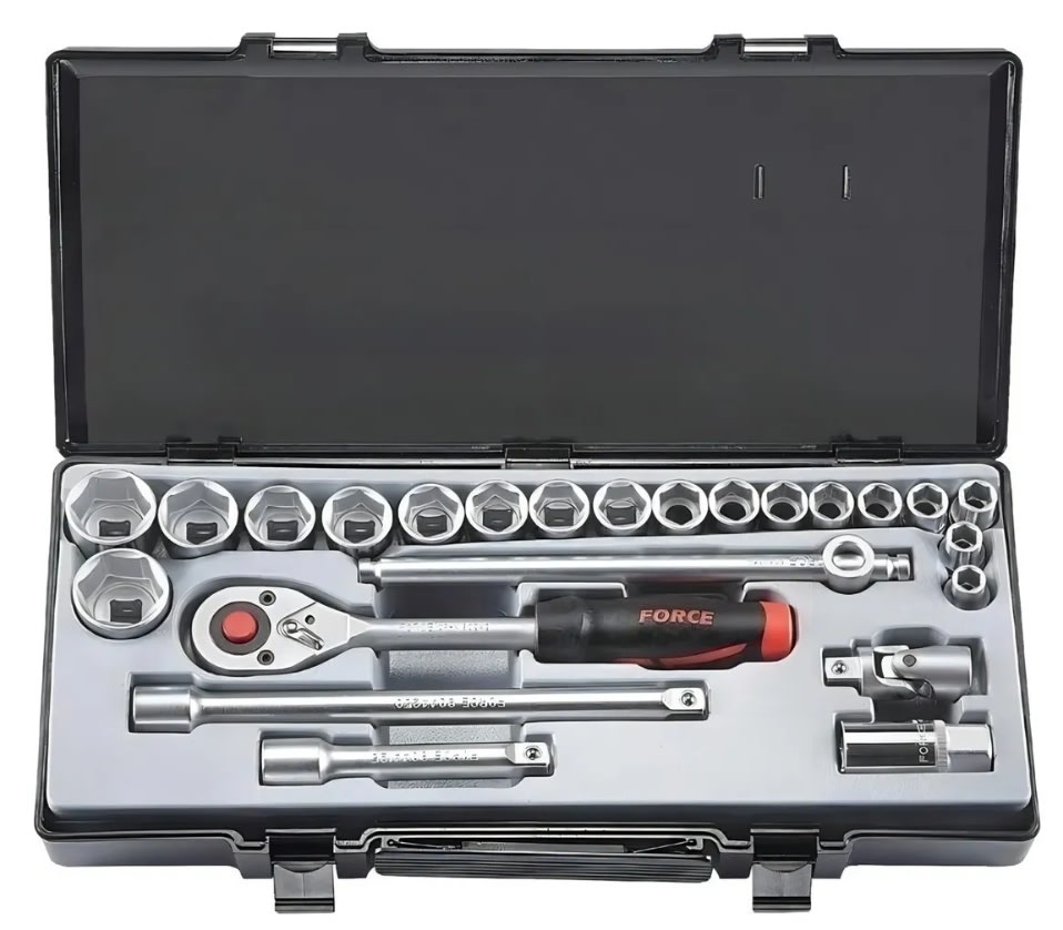 Juego de Dados Hexagonales C/redondo 1/2'' 5/16''-1.1/4'' (4246s)1