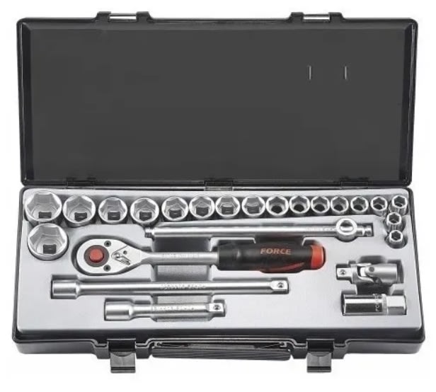 Juego Dados Hexagonales C/redondo []1/2'' 10-32mm (4246)1