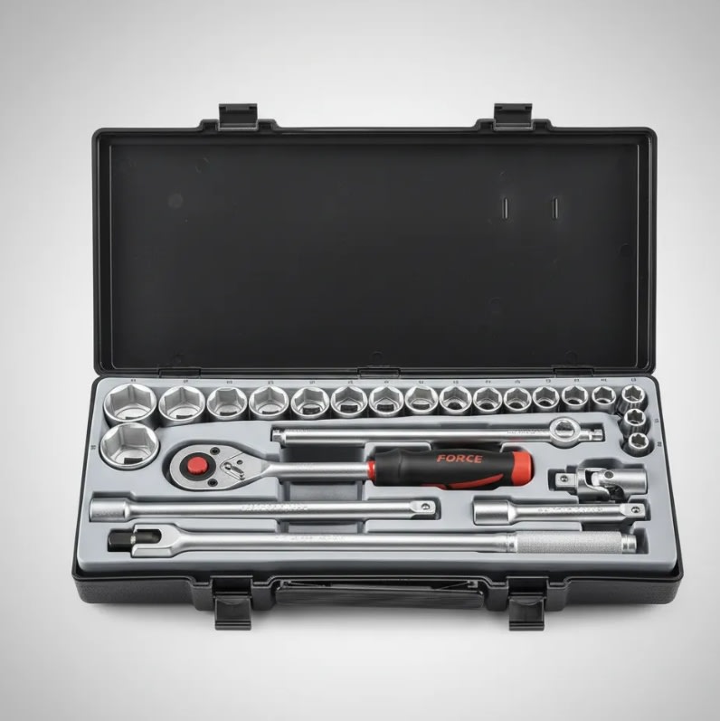 Juego Dados Hexagonal []1/2'' 5/16''-1.1/4'' (4243s-5)4