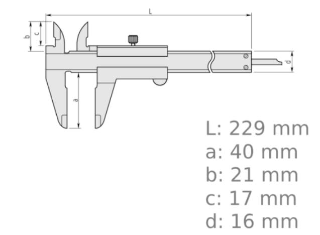 PIE DE METRO DE 6'' (001'' - 0.02 MM) (530-312)5
