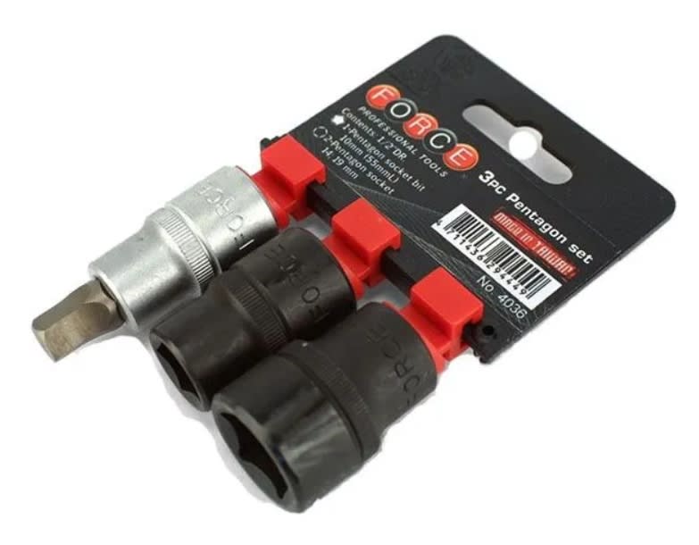 Juego De Dados 1/2'' Pentagonal 3 Piezas (4036)2