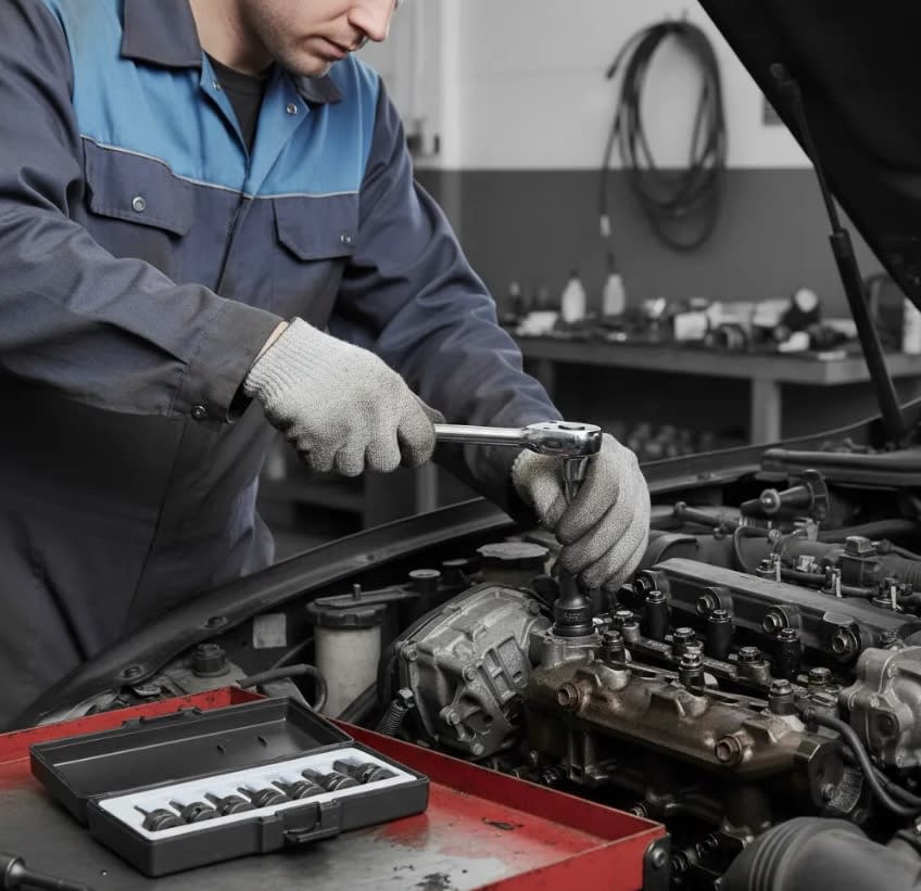 Juego Dados []1/2'' Impacto Allen 4-14mm 7 Pzs (4077)4