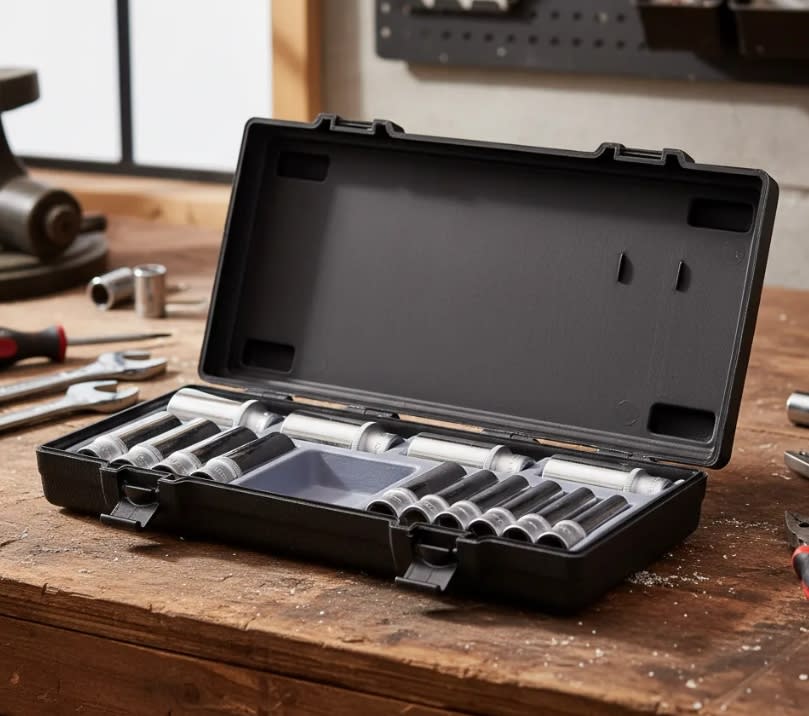 Juego De Dados []1/2'' 10-32 Mm Largo Hexagonales (4143)2