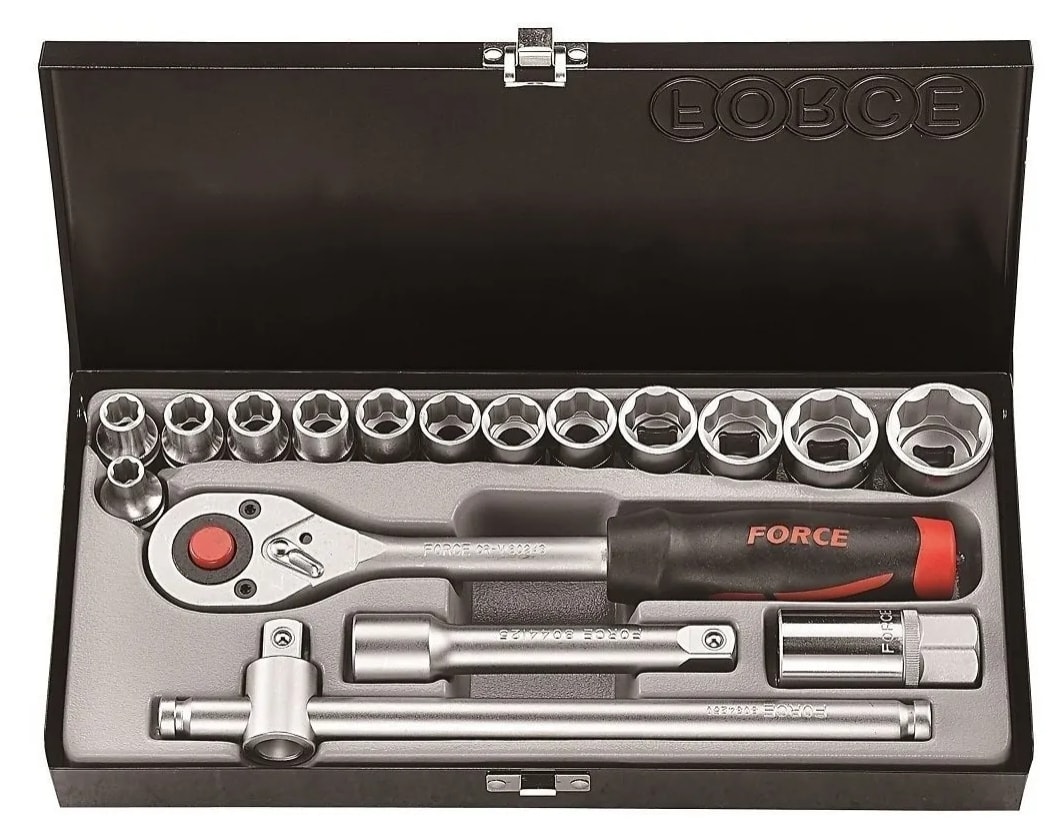 Juego de Dados Hexagonal C/redondo 1/2'' 5/16''-1'' (4173s)1