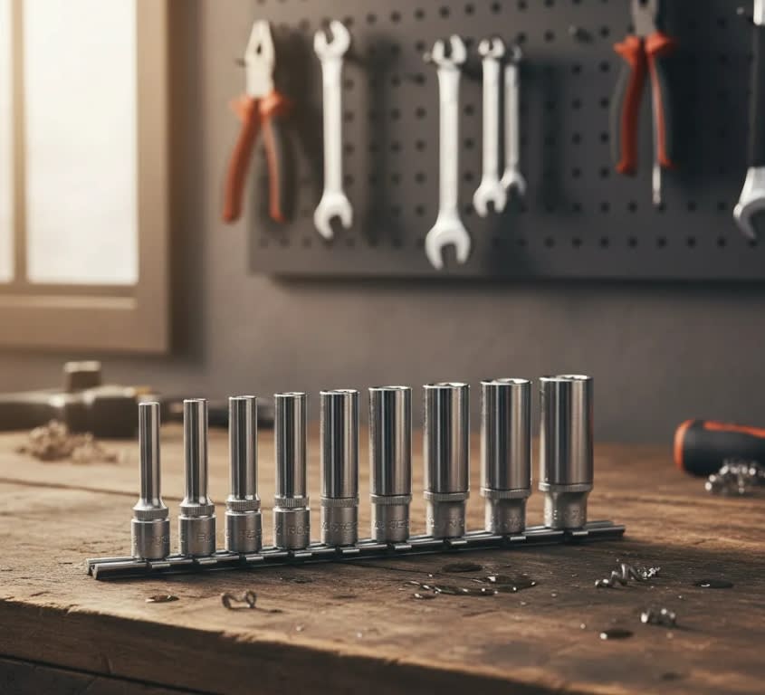 Juego de Dados []1/4'' 5/32''-9/16'' Largos Hexagonales (21110d-5)3