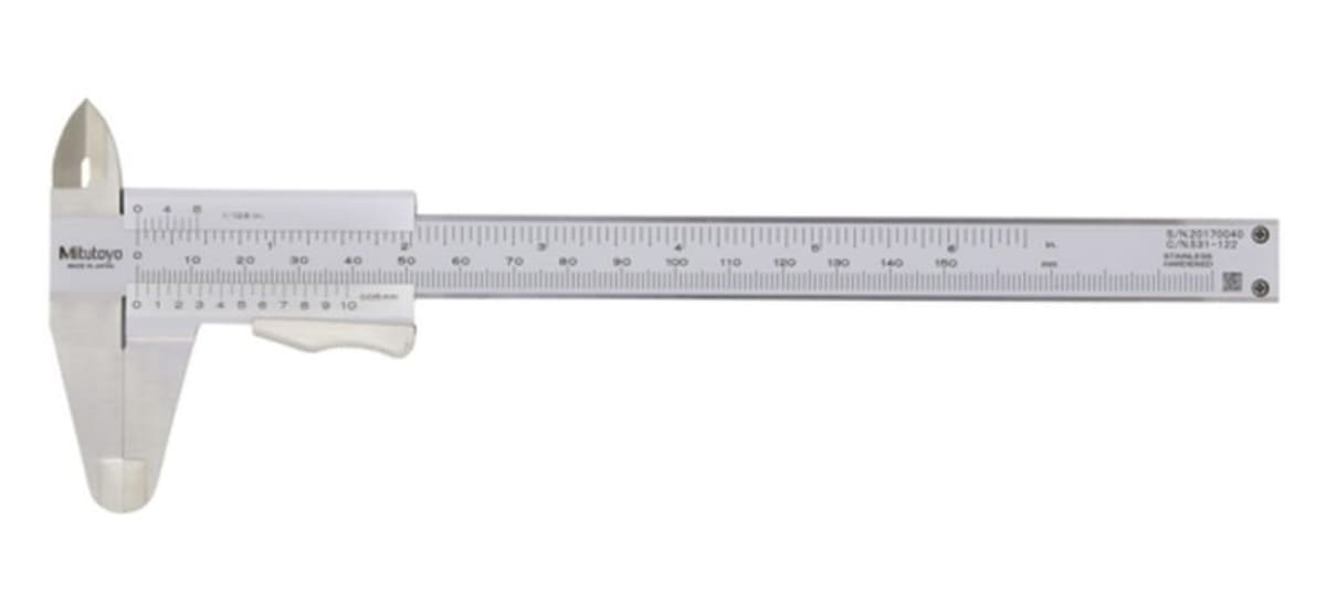 PIE DE METRO  6''  GRAD. 1/128''- 0.05 MM. (531-122)4