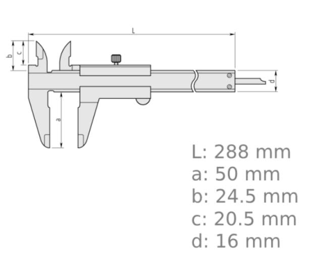 PIE DE METRO 8'' (001 -0.02 MM) (530-118)2