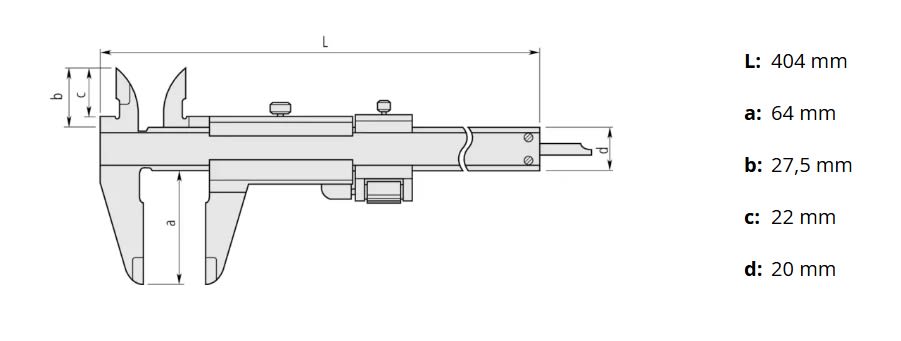 PIE DE METRO 12'' GRAD. 001'' - 0.02 MM (532-121)2