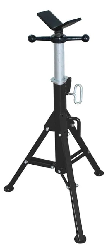 SOPORTE DE TUBERIA PLEGABLE CON CABEZAL EN V, CAPACIDAD 1/8'' A 12'' (1107)5