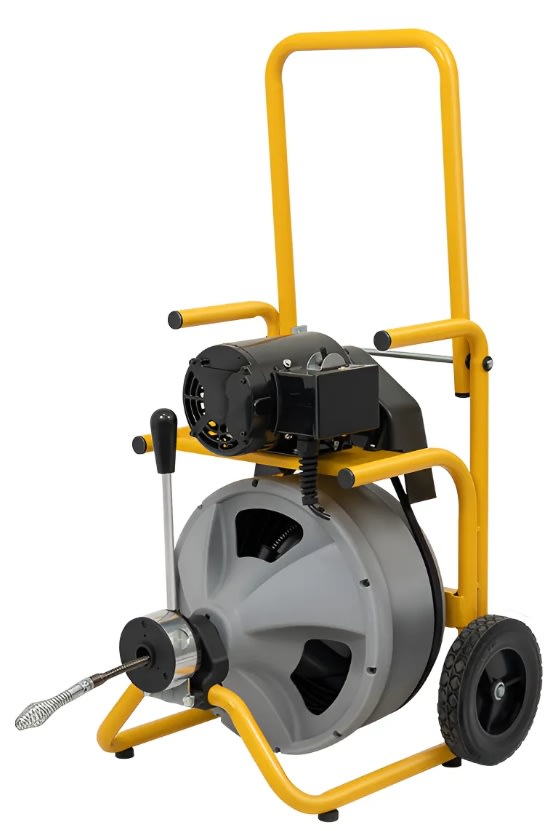 MAQUINA DESTAPADORA DE DESAGÜES ELECTRICA 25MTS 410W (AG100X)3