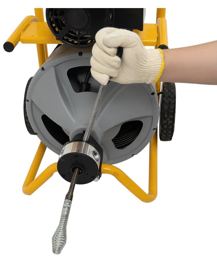 MAQUINA DESTAPADORA DE DESAGÜES ELECTRICA 25MTS 410W (AG100X)2