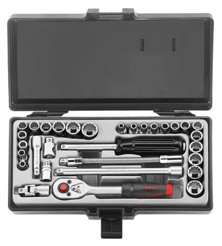 Juego de Dados Hex. []1/4'' Mm/puLG 31 Piezas (2312-5)1