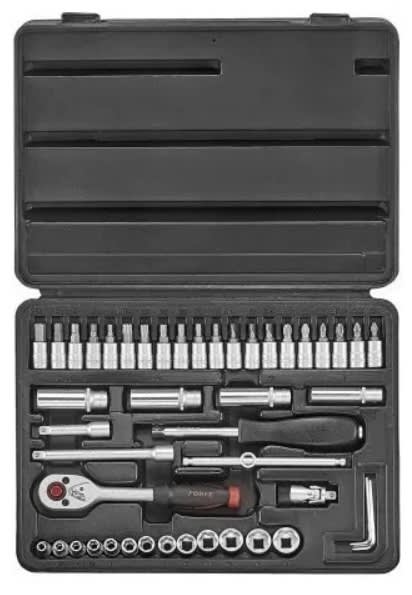 Juego De Dados Hexagonales C/redondo 1/4'' 46 Piezas (2461)1