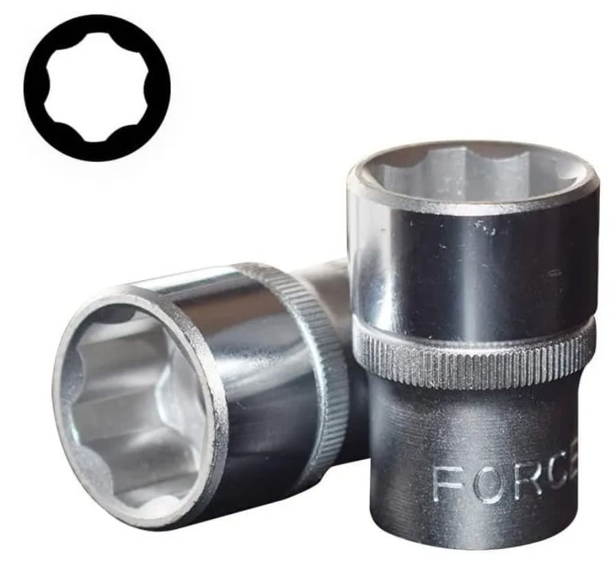 Juego De Dados Hexagonales C/redondo 1/4'' 46 Piezas (2461)2