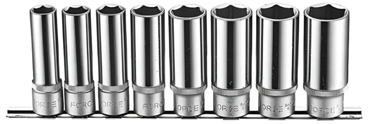 Juego De Dados []3/8'' De 8-19 Mm Largos Hexagonales (3082)1