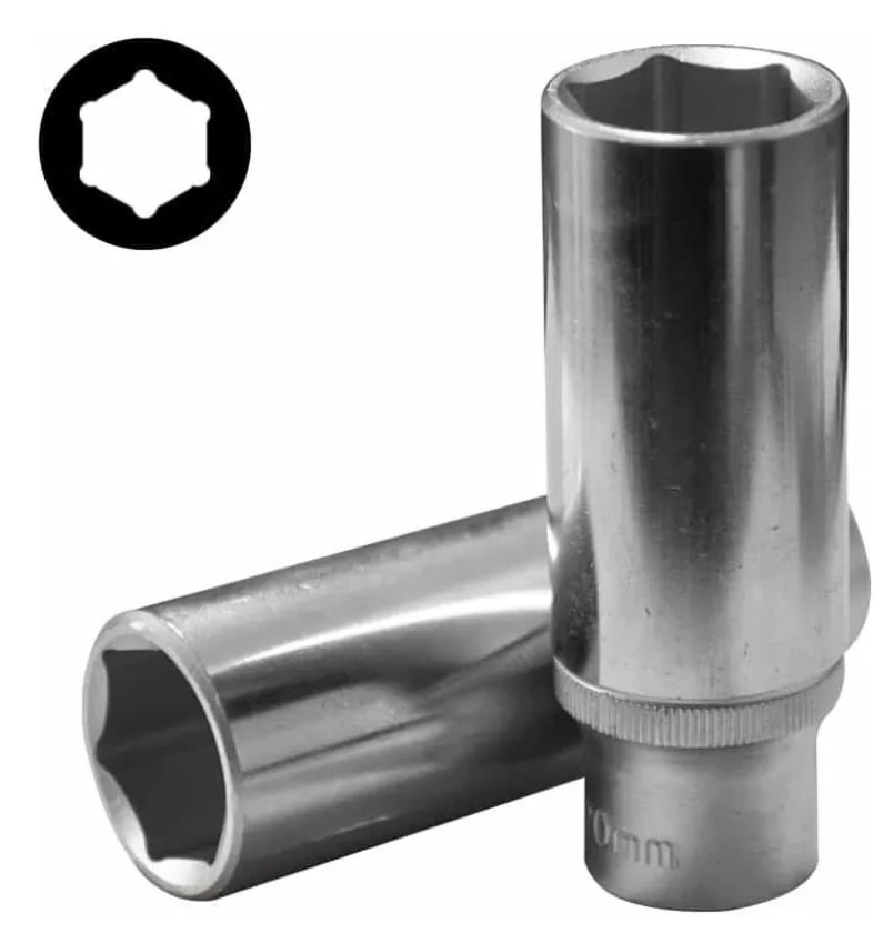 Juego De Dados []3/8'' De 8-19 Mm Largos Hexagonales (3082)2