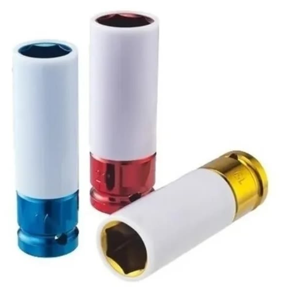 Juego Dados Impacto Largos []1/2''  P/llantas (4046)2