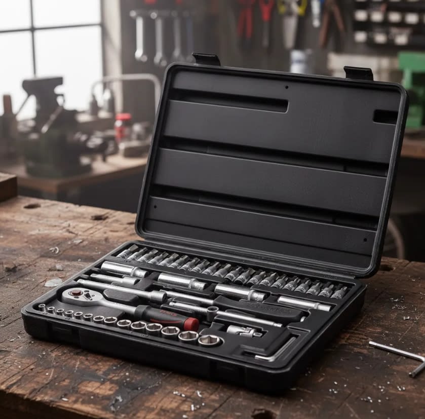 Juego De Dados Hexagonal 1/4'' 46 Piezas (2461-5)2