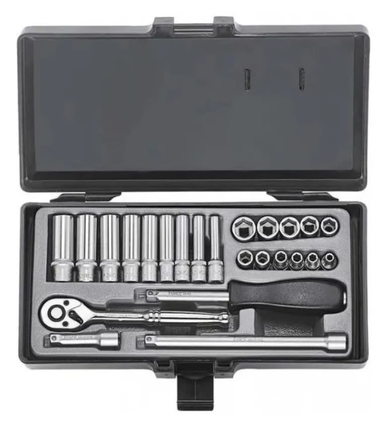 Juego Dados Largo []1/4'' 24 Piezas Hexagonal (2253)1