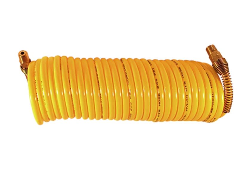 MANGUERA ESPIRAL 1/4 X 7.6 M.  CONECTOR 1/4'' HE  NPT (1669)2