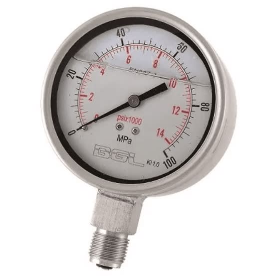 MANOMETRO HIDRAULICO 1000 BAR /14500 PSI1