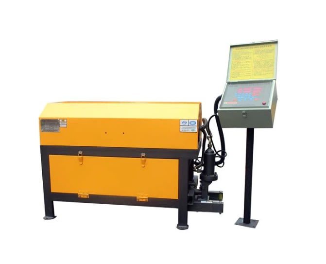 MAQUINA CORTADORA DE FIERRO Y ENDEREZADORA DE FIERRO DE 10HP. 380V. (STG5-12)2