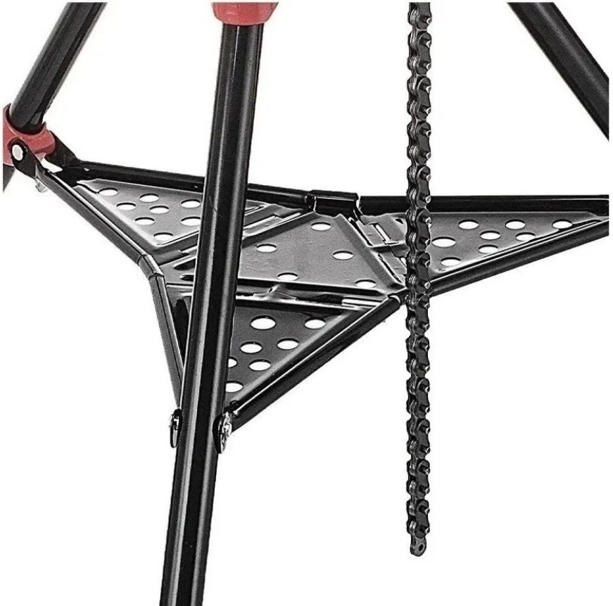 PRENSA TRIPODE DE TRABAJO PORTATIL CON CADENA 6'' (H401,LH150)1