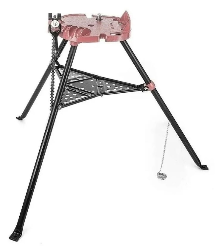 PRENSA TRIPODE DE TRABAJO PORTATIL CON CADENA 6'' (H401,LH150)5