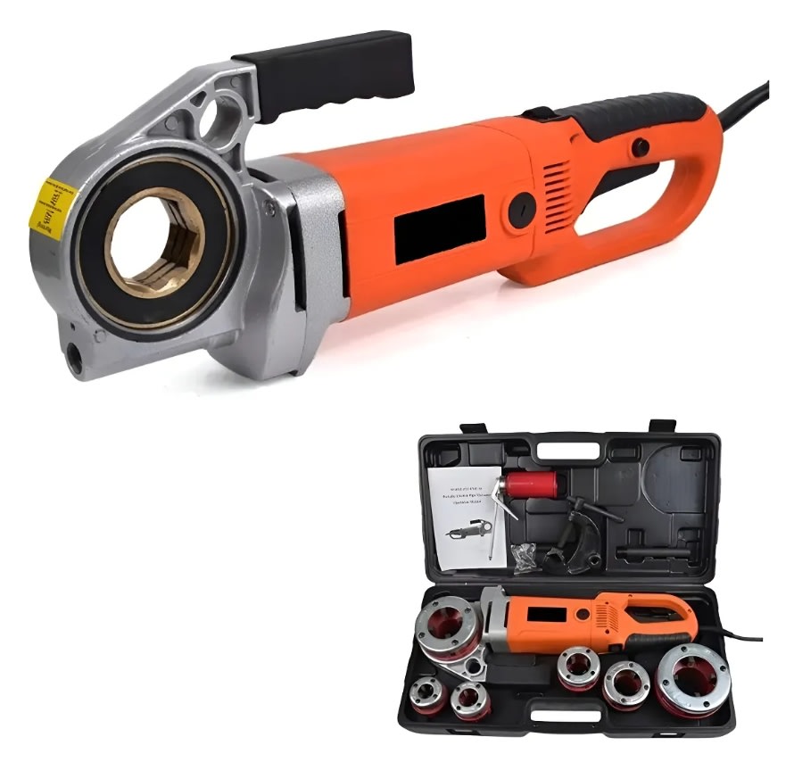 Roscadora De Tuberías Eléctrica Portátil 1400w, 220V ,1/2 -2''  Npt (1075A)2