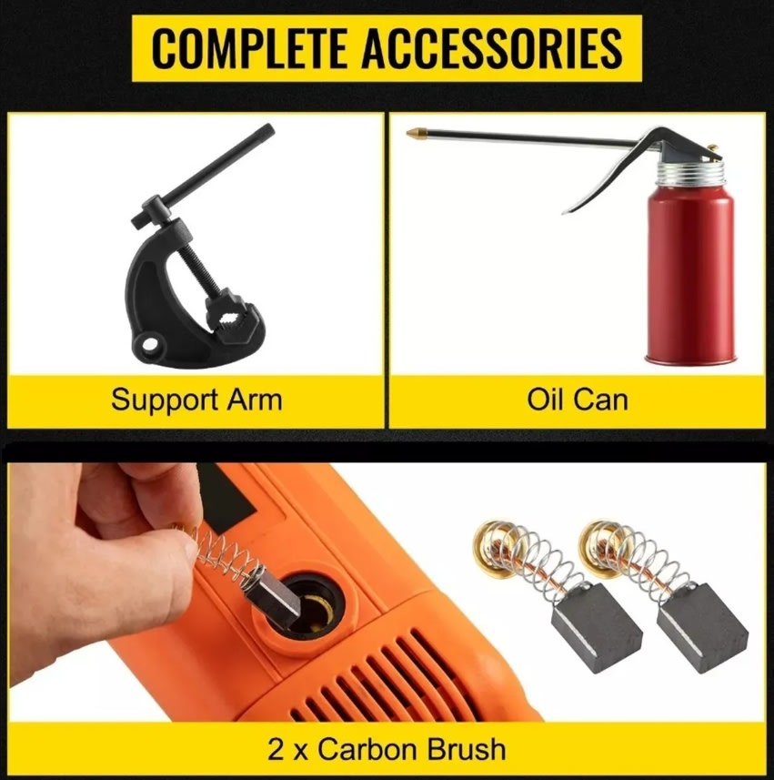 Roscadora De Tuberías Eléctrica Portátil 2300w, 220V ,1/2 -2''  Npt (1075A)7