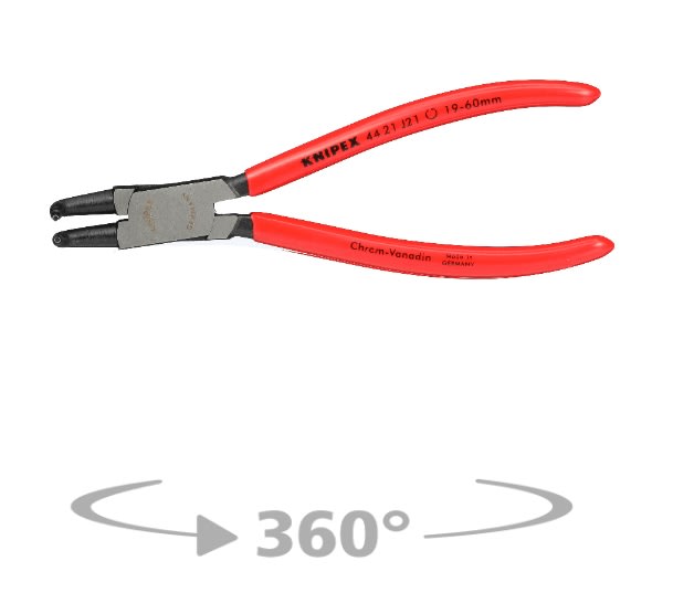 Alicate P/seguros 7''  Int.curvo (4421j21)3