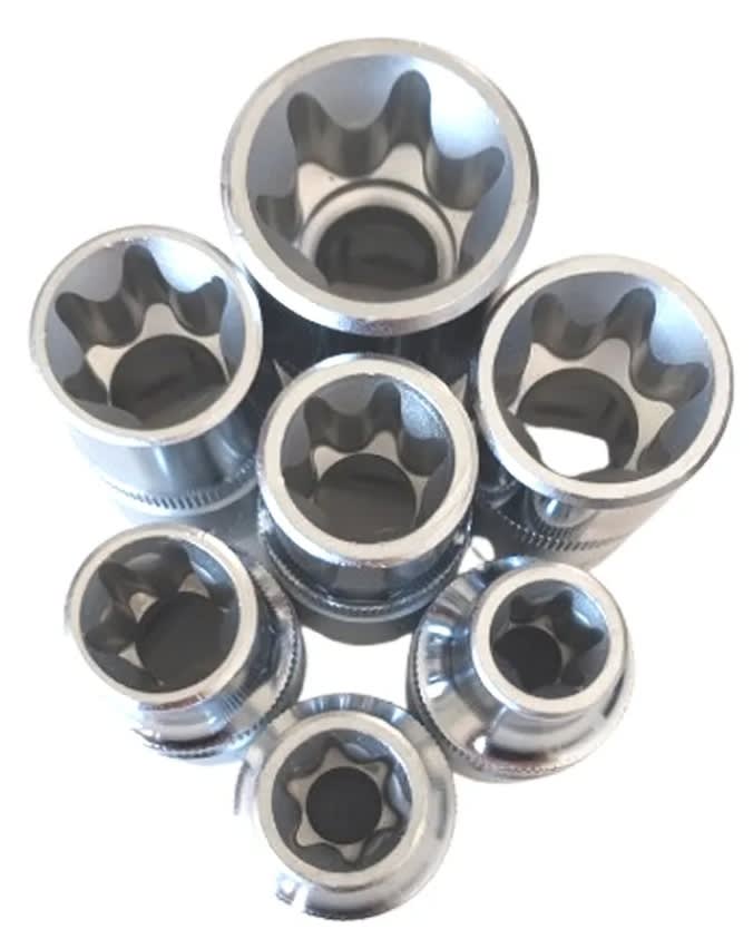 Juego De Dados Torx Hembra E10-e24 7 Pzas (4071)2