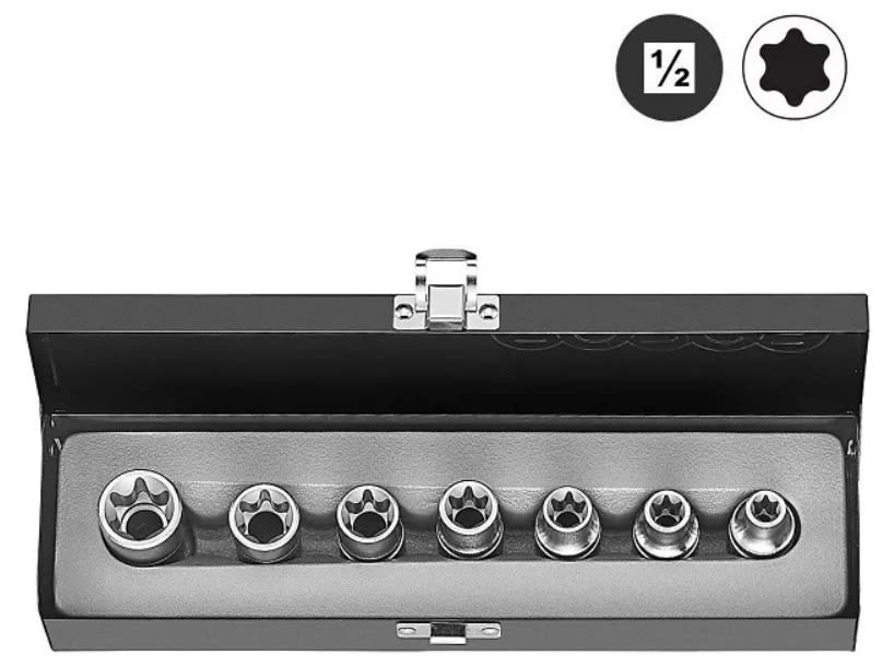 Juego De Dados Torx Hembra E10-e24 7 Pzas (4071)4