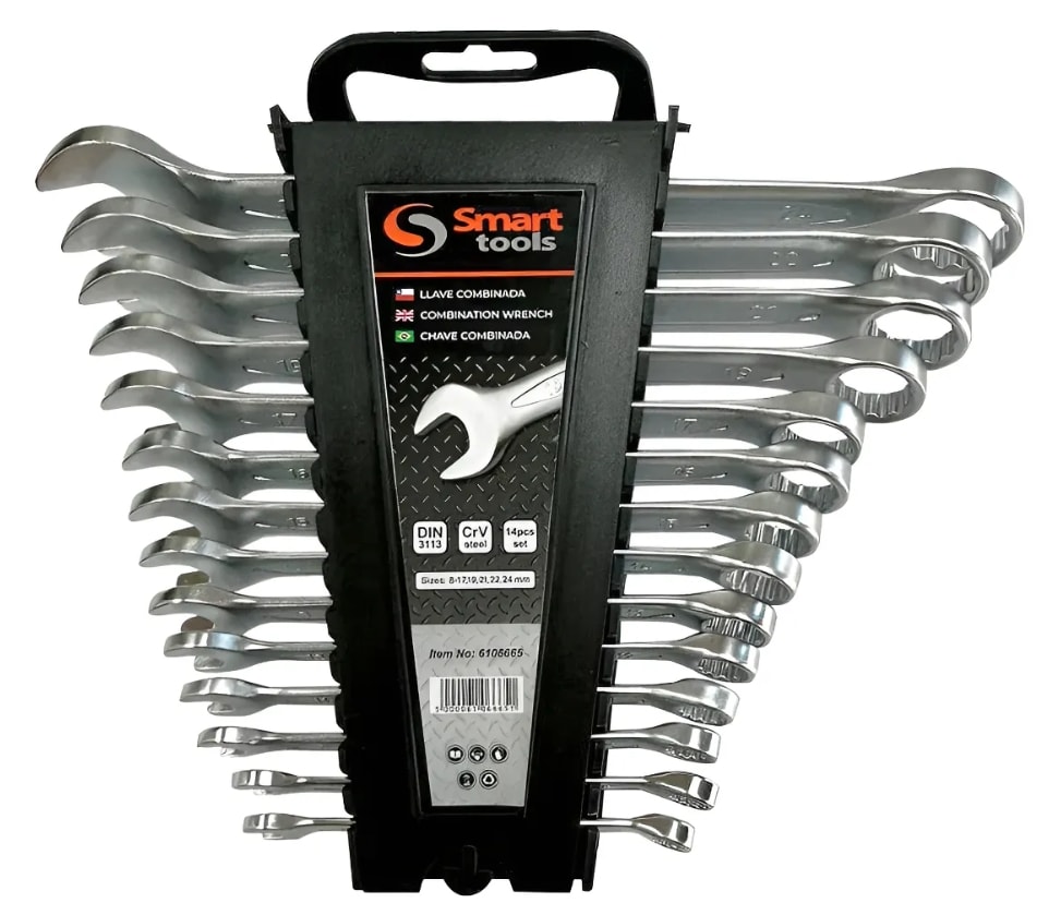 JUEGO DE  LLAVES PUNTA CORONA 1/4'' - 1.1/4'' 14 PZAS3