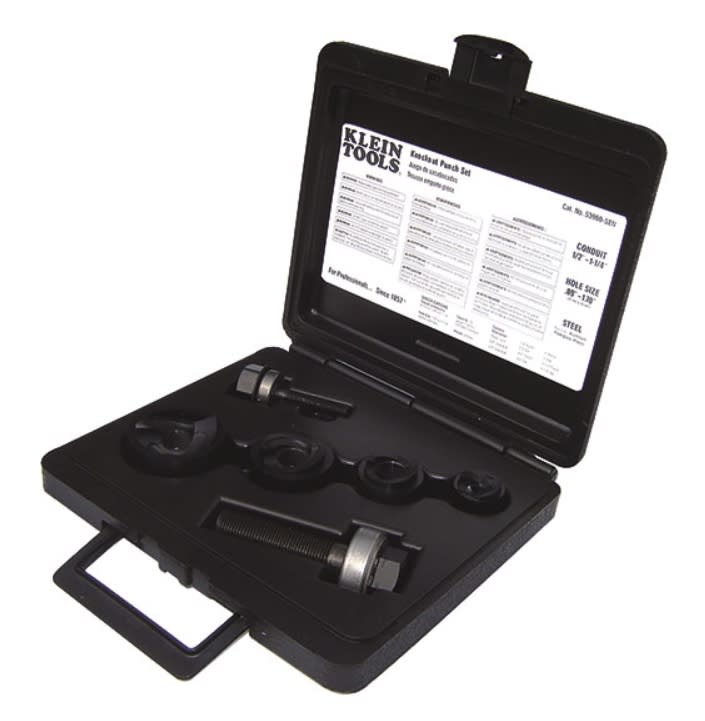 JUEGO DE 4 SACABOCADOS PARA CONDUITS DE 1/2'' - 3/4'' - 1'' - 1.1/4''(53900SEN)1