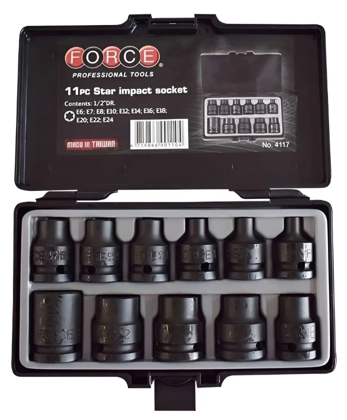 Juego De Dados Torx Hembra  Impacto E6-e24 (4117)2