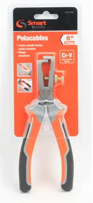 ALICATE PELACABLES 6'' CR/V PULIDO MANGO TRIMATERIAL (6101050)2