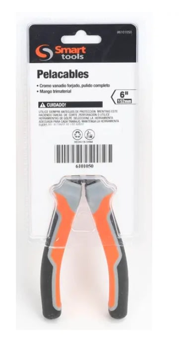 ALICATE PELACABLES 6'' CR/V PULIDO MANGO TRIMATERIAL (6101050)1