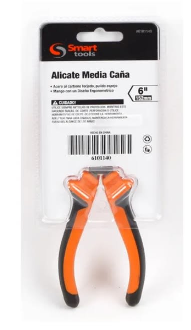 ALICATE PUNTA 6'' PULIDO. ACERO CARBONO M/ BIMATERIAL (6101140)2